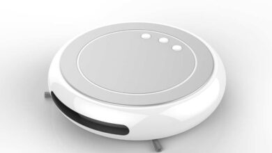 a white color window cleaning robot