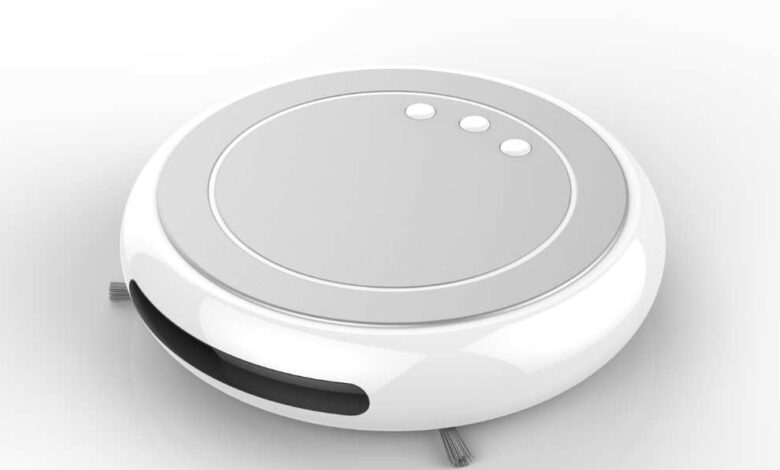 a white color window cleaning robot