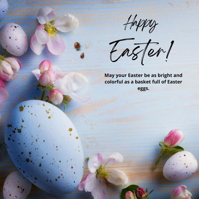 Cheerful Easter Greeting Messages