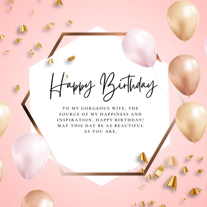 Cute Happy Birthday Messages For Wife