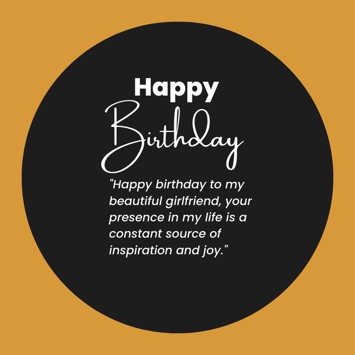 Cute Inspirational Birthday Messages For Girlfriend