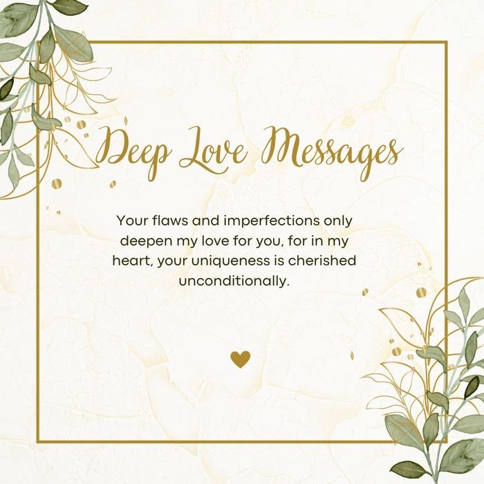 Deep eternal love messages