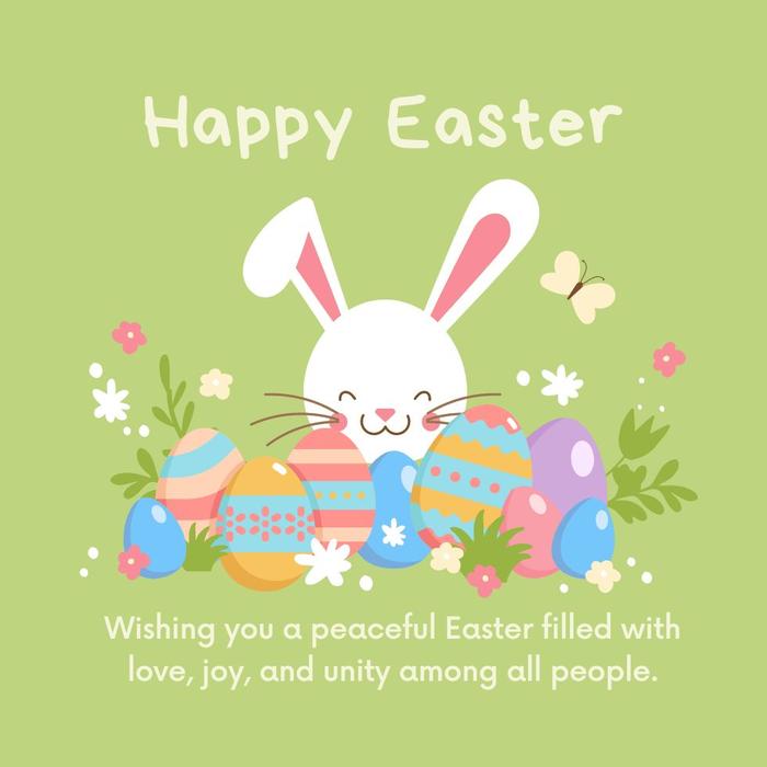 Easter wishes for peace and harmony