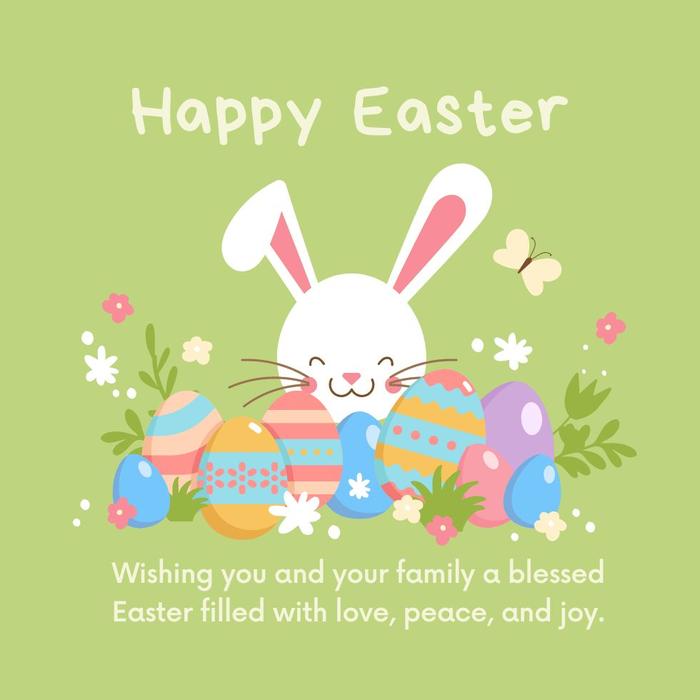 Heartfelt Easter blessings to send