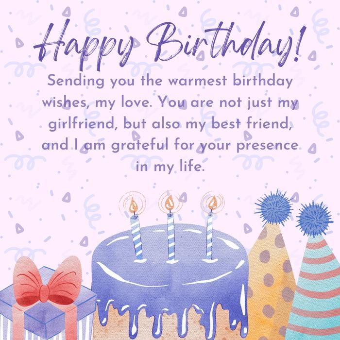 Meaningful Birthday Wishes For Girlfriend