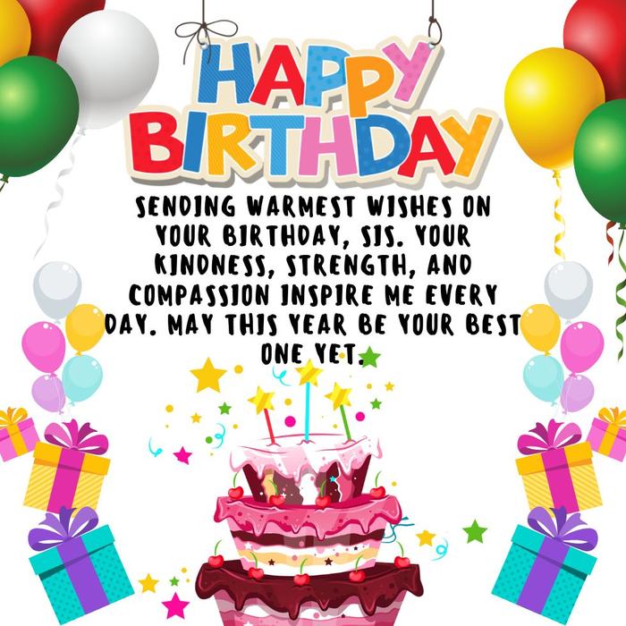 Meaningful Birthday Wishes For Sister