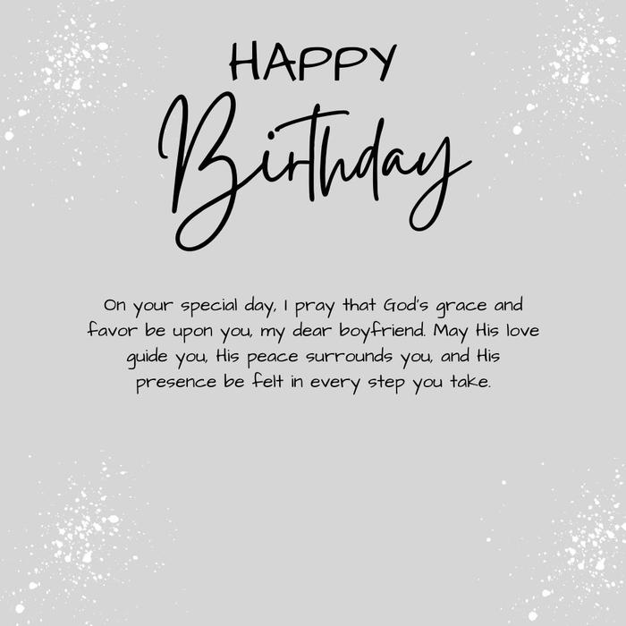 Religious Birthday Wishes For BoyFriend