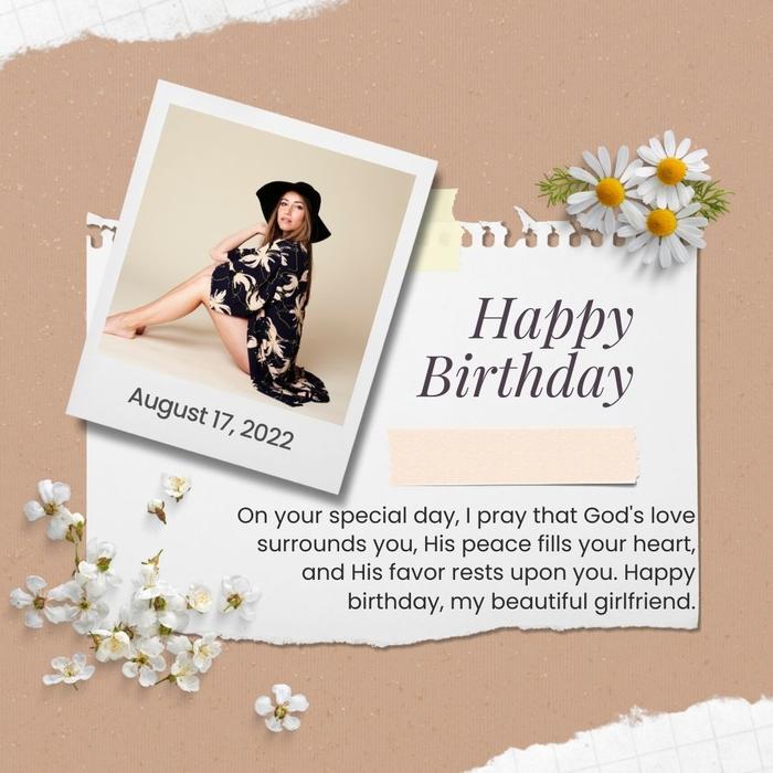 Religious Birthday Wishes For Girlfriend