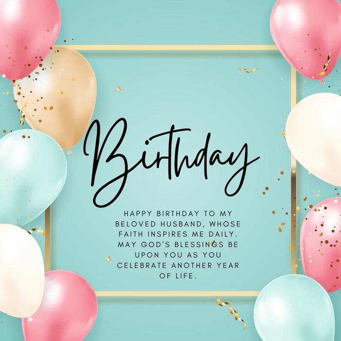 Religious Birthday Wishes For Husband