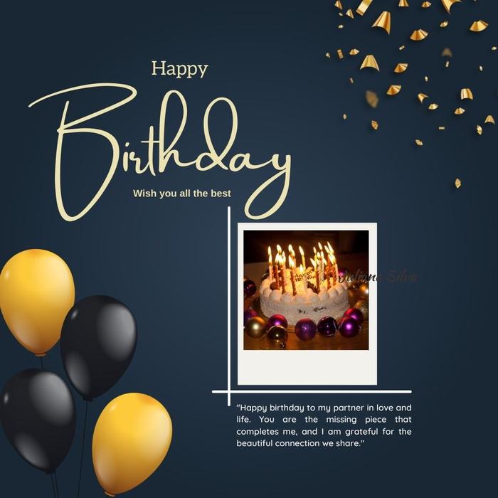 Romantic Birthday Messages For Partner