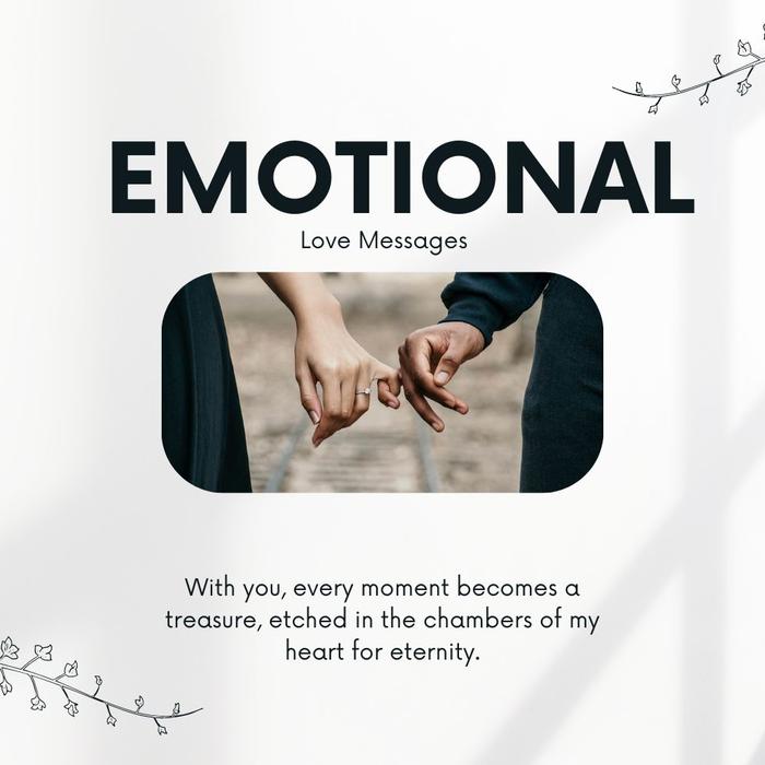 Sentimental love messages
