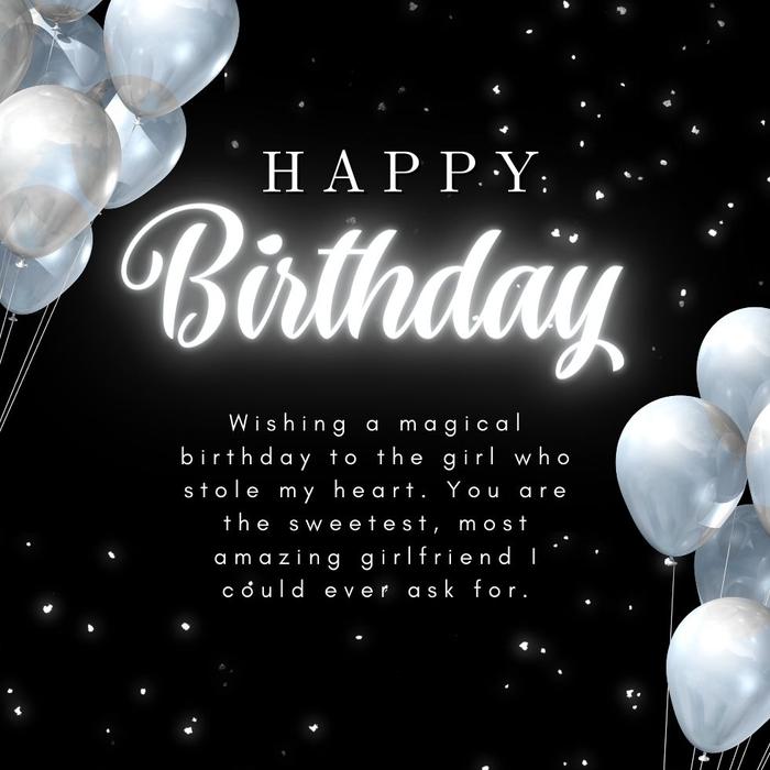 Short Simple Birthday Wishes For Girlfriend