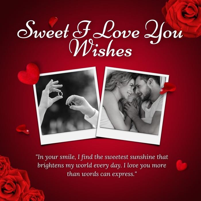 Sweet I Love You Wishes For Girlfriend
