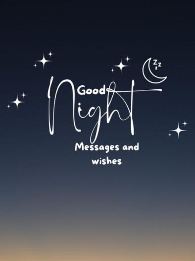 Good Night Messages and WIshes Webstories